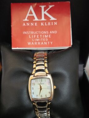 Anne Klein Two-Tone Gold and Silver Ladies Bracelet Watch